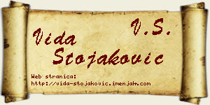 Vida Stojaković vizit kartica